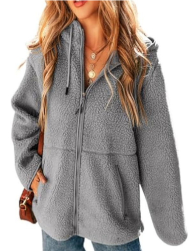 Women’s  Sherpa zipper coat